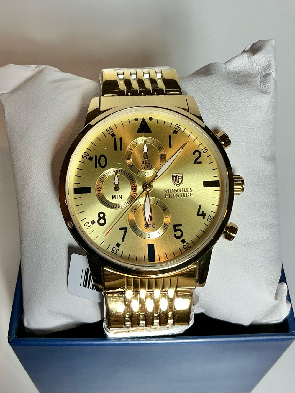 Men’s Gold-Tone Chronograph Bracelet Watch(MPW0078)